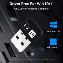 Mini USB Bluetooth 5.4 Audio Dongle Adapter Wireless Receiver/Transmit