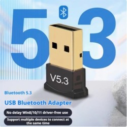 USB Bluetooth Adapter 5.3 Bluetooth Receiver Wireless Speaker Mouse Ke
