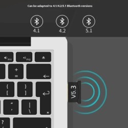 USB Bluetooth Adapter 5.3 Bluetooth Receiver Wireless Speaker Mouse Ke