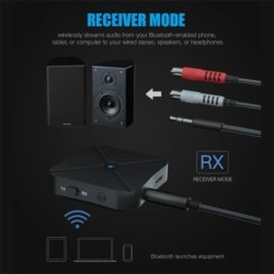 2 IN 1 Bluetooth 5.0 Receiver Transmitter Real Stereo Bluetooth Wirele
