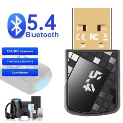 Bluetooth Receiver Transmitter USB Bluetooth 5.4 Dongle for PC Speaker