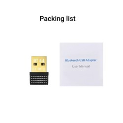 USB Bluetooth 5.4 Adapter Bluetooth 5.3 Dongle Bluetooth Receiver & Tr