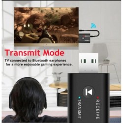 2 In 1 USB Bluetooth Adapter 5.0 Transmiter Bluetooth for Computer TV 