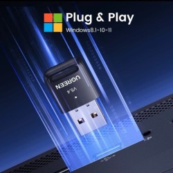 UGREEN USB Bluetooth 5.3 5.4 Dongle Adapter for PC Speaker Wireless Mo