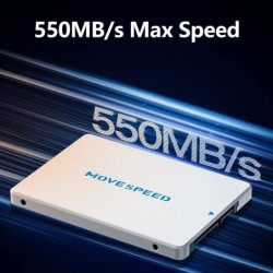 MOVESPEED SATA3.0 SSD 512GB 1TB QLC Chip Internal Solid State Drive 25