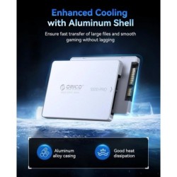 ORICO SATA III SSD 2.5” Internal Solid State Drive Aluminum 3D NAND 1T