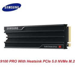 SAMSUNG SSD 9100 PRO with Heatsink 4TB PCIe 5.0x4 M.2 2280 Best for AI