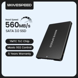 MOVESPEED 560MB/s SATA 3.0 SSD Internal Solid State Drive TLC Chip 2.5