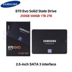Samsung 2.5'' SATAIII SSD 870 Evo 1TB 2TB 500GB 250GB Internal Solid S