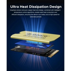 ORICO M.2 2242 SSD Portable M.2 NVMe PCIe3.0 Gen 3x4 3100 MB/s Interna