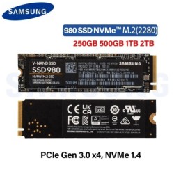 SAMSUNG 980 SSD 250GB 500GB 1TB 2TB Internal Solid State Drive M.2 228