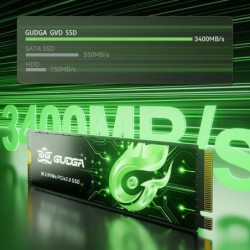 GUDGA M2 SSD NVMe 512GB Drive M.2 NMVe 2280 PCIe 3.0 Hard Disk Interna