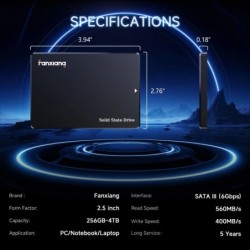 Fanxiang S101/S102 Pro/S101Q 2.5inch SATA SSD 512GB 1TB 2TB 4TB 550MB/
