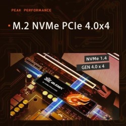 GUDGA PCIe4.0 M.2 NVMe SSD PS5 Gaming 7200MB/S Internal Solid State Dr