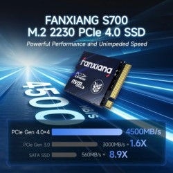 Fanxiang S700 M.2 2230 SSD 5000MB/s 500GB 1TB Hard Disk PCIe4.0x4 NVMe