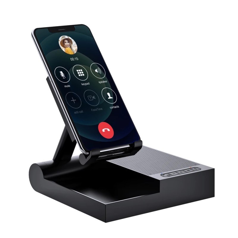 DOSS Wireless Bluetooth Speaker Cell Phone Stand 15W Wireless Charger 