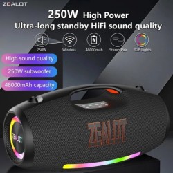 ZEALOT S89 250W Portable Bluetooth Speaker High Volume Waterproof 4800