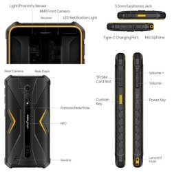 Ulefone Armor X12 Pro，Android 13 ，Up to 8GB+64GB ，4860mAh，13MP 5.45"4G