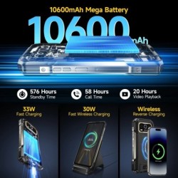 【World Premiere】 Ulefone Armor 27 4G 10600mAh Rugged Phone 24GB+256GB 