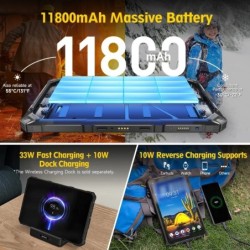 5G Rugged Tablet Ulefone Armor Pad 4 Ultra IP68/IP69K LED Light 11800m
