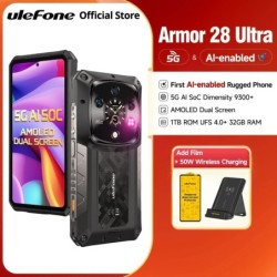 Ulefone Armor 28 Ultra 5G AI Rugged Phone 1TB ROM+32GB RAM Android Sma