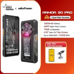 【World Premiere】Ulefone Armor 30 Pro 5G Rugged Phone Android 14 Smartp