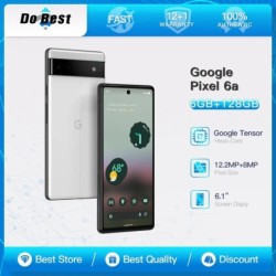 Original Google Pixel 6a 5G Mobile Phone NFC 6GB+128GB Fingerprint 6.1