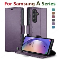 Luxury Leather Wallet Case for Samsung Galaxy A54 55 53 52 71 72 73 51