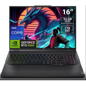 Lenovo Legion Pro High-Performance Gaming Laptop, 16" WQXGA Display, Intel Core i9-13900HX, NVIDIA GeForc