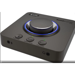 Creative Sound Blaster X4 Hi-Res 24bit/192kHz External USB DAC and Amp Sound Card, Super X-Fi