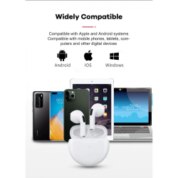 TWS Mini Design True Wireless Earbuds Touch Control Bluetooth Wireless Headset P63