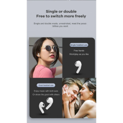 TWS Mini Design True Wireless Earbuds Touch Control Bluetooth Wireless Headset P63