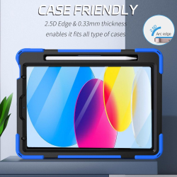 Ultra Slim Scratch Resistance Anti Blue Light Tempered Glass Phone Screen Protector for Apple iPad 10.9 10th Gen (2022) (Clear)