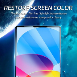 Ultra Slim Scratch Resistance Anti Blue Light Tempered Glass Phone Screen Protector for Apple iPad 10.9 10th Gen (2022) (Clear)