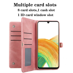 Premium PU Leather Folio Wallet Front Cover Case with Card Holder